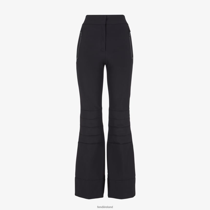 Fendi Women Tech Fabric Pants R06TFR1172 Apparel Black