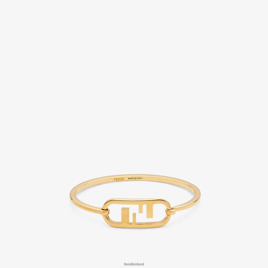 Fendi Women O'Lock Barcelet Bracelet R06TFR1706 Jewelry Gold