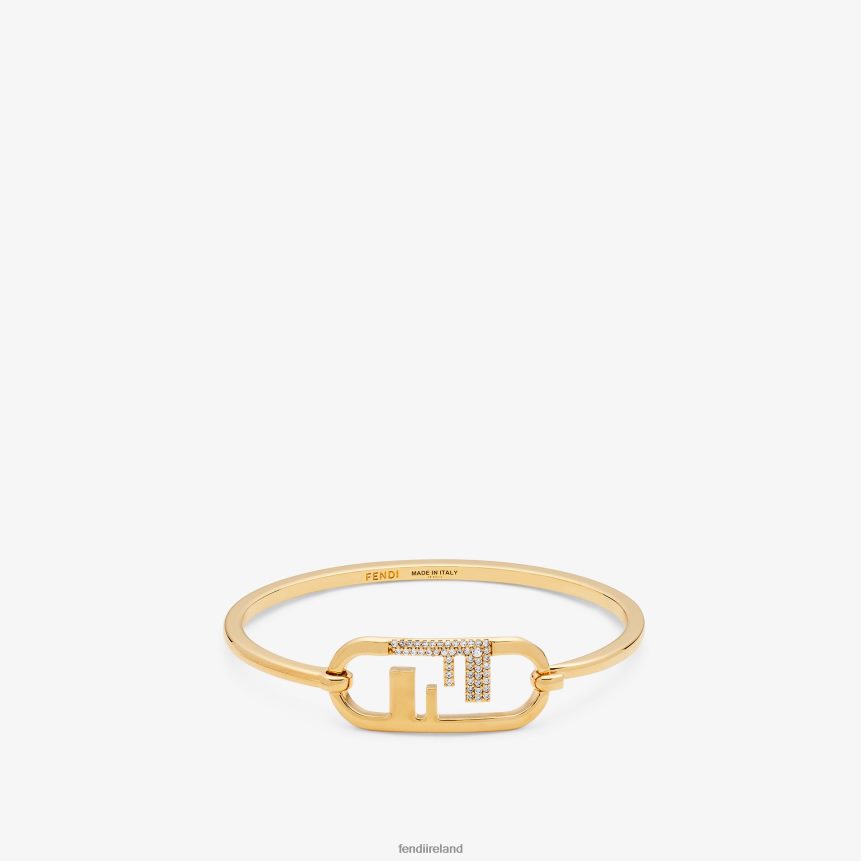 Fendi Women O'Lock Bracelet R06TFR1679 Jewelry Gold