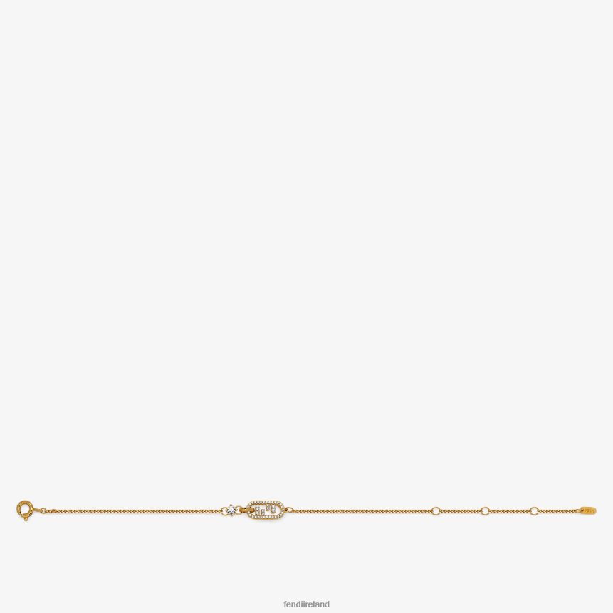 Fendi Women O'Lock Bracelet R06TFR1702 Jewelry Gold