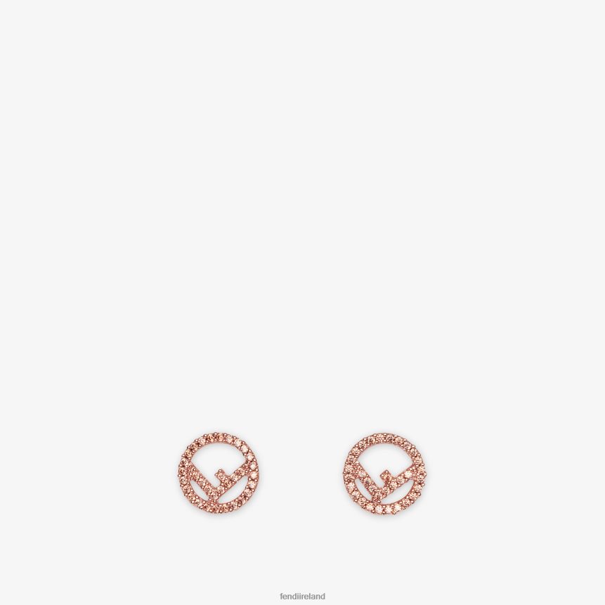 Fendi Women Earrings From The Chinese New Year Limited Capsule Collection R06TFR1726 Jewelry Pink