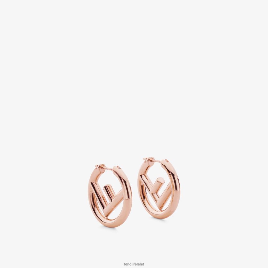 Fendi Women F Is Earrings R06TFR1725 Jewelry Pink