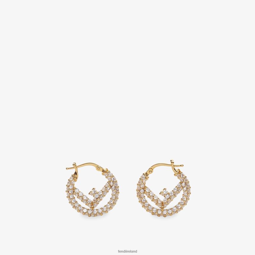 Fendi Women F Is Earrings R06TFR1727 Jewelry Gold
