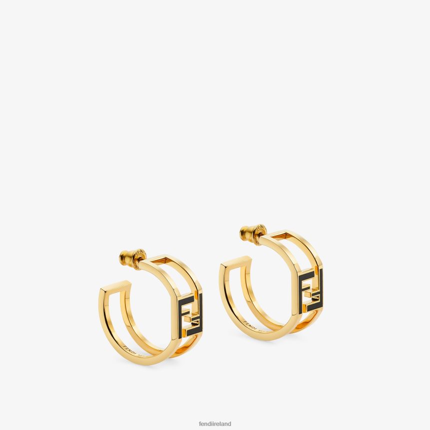 Fendi Women Forever Earrings R06TFR1645 Jewelry Gold