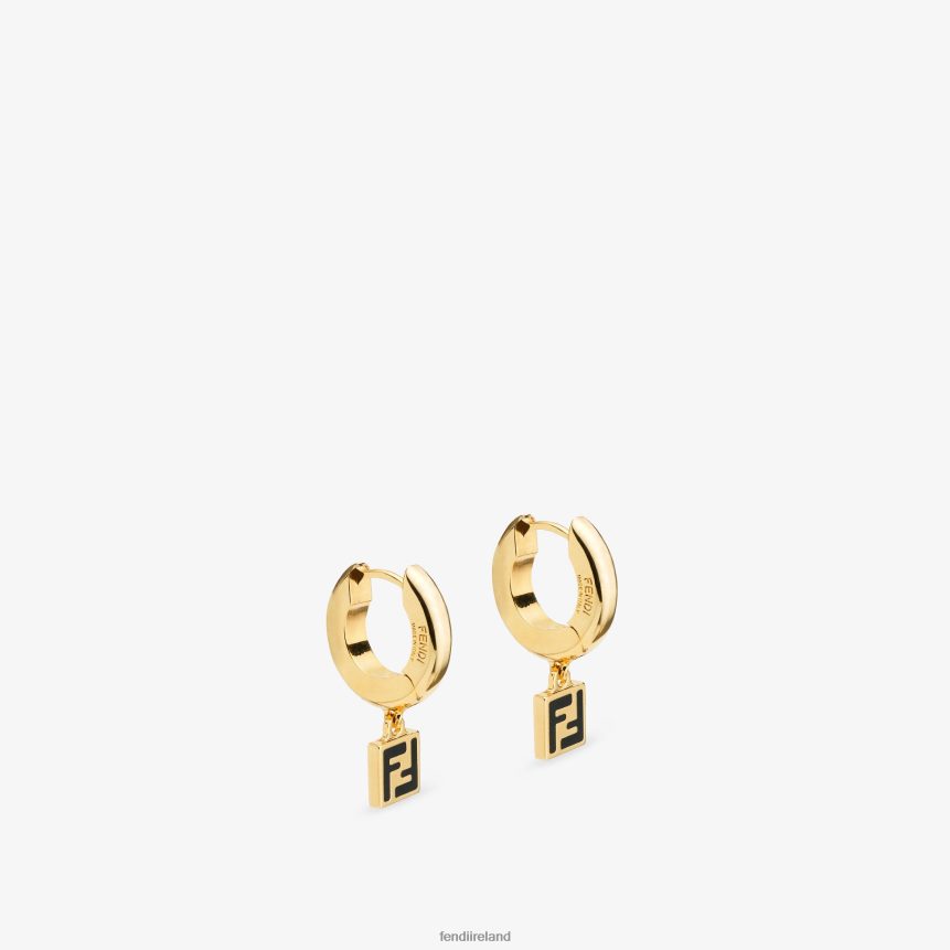 Fendi Women Forever Earrings R06TFR1647 Jewelry Gold