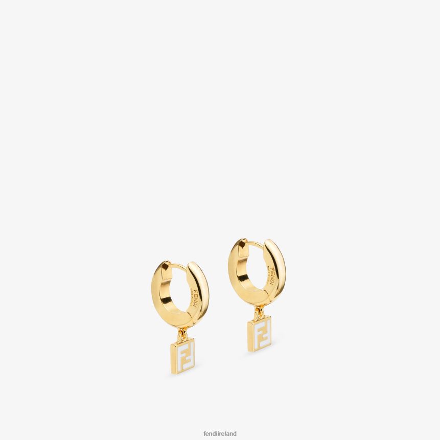 Fendi Women Forever Earrings R06TFR1661 Jewelry Gold