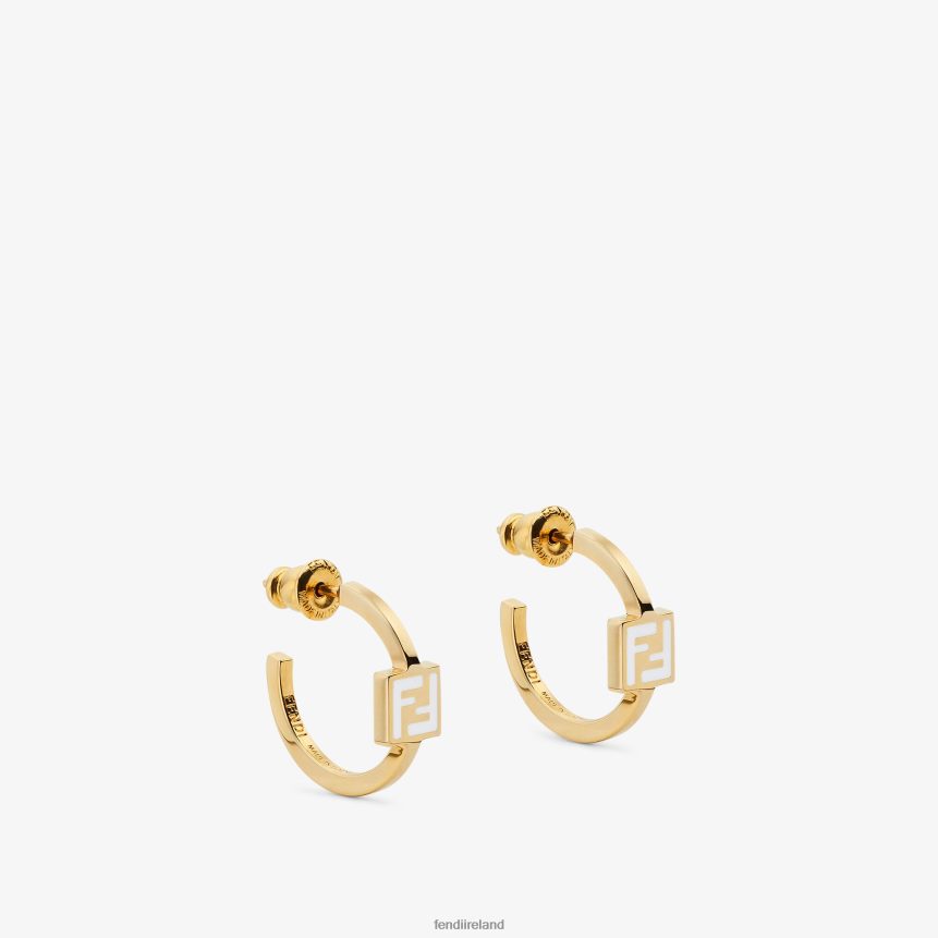 Fendi Women Forever Earrings R06TFR1666 Jewelry Gold