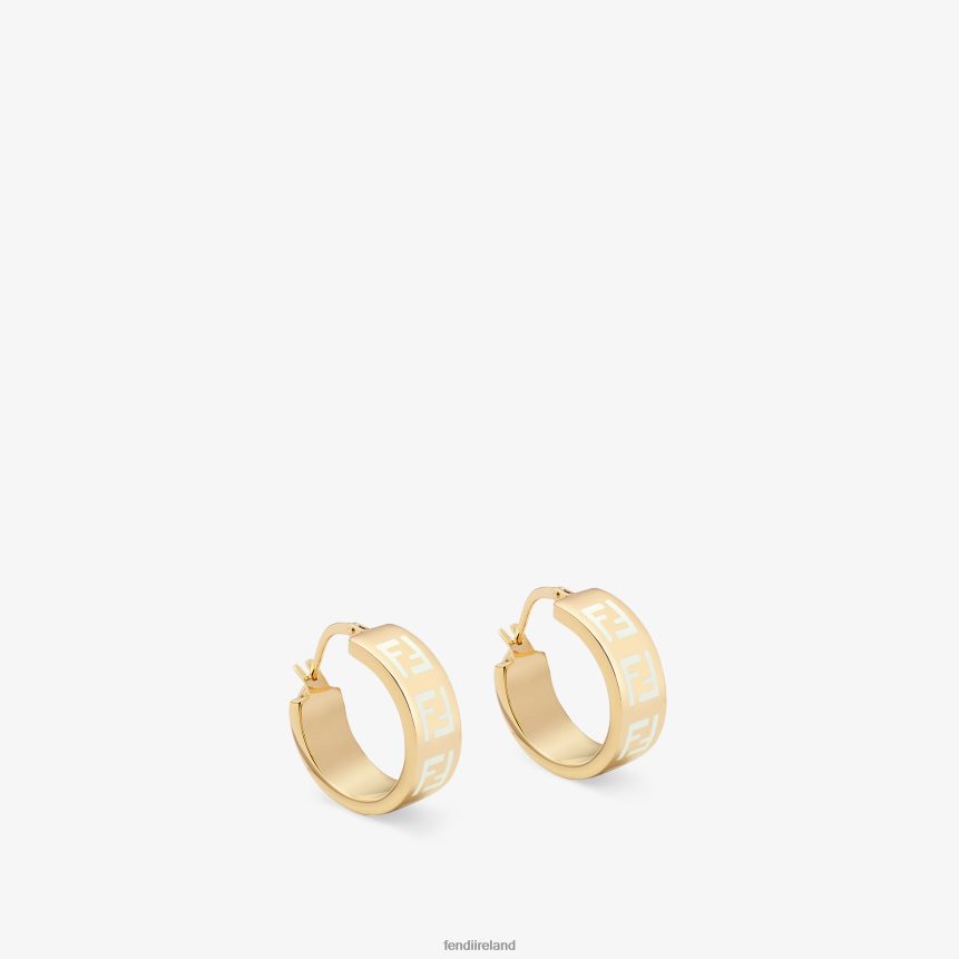 Fendi Women Forever Earrings R06TFR1732 Jewelry Gold
