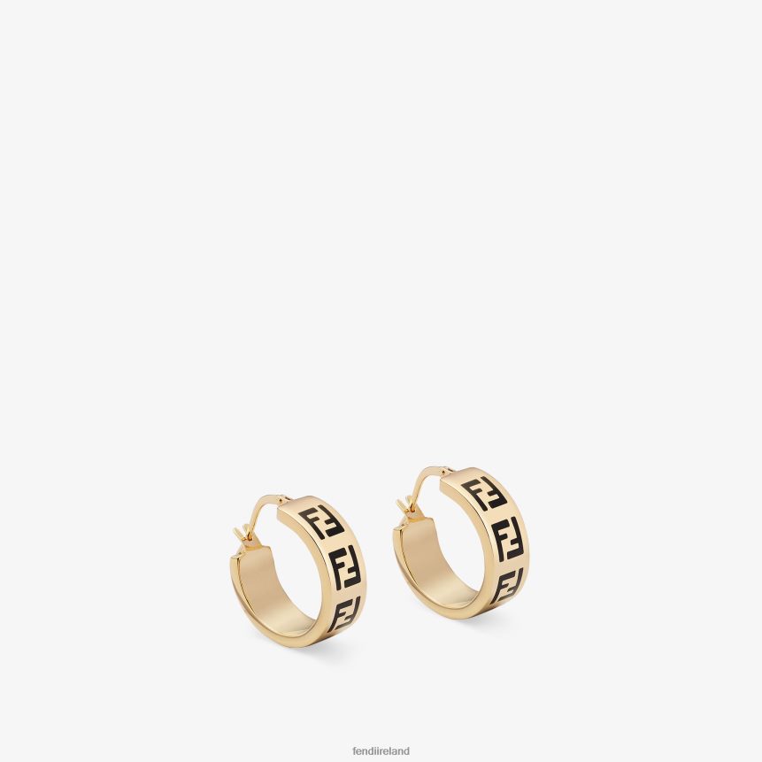 Fendi Women Forever Earrings R06TFR1734 Jewelry Gold