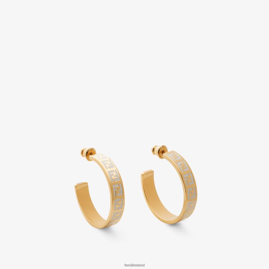 Fendi Women Forever Earrings R06TFR1764 Jewelry Gold
