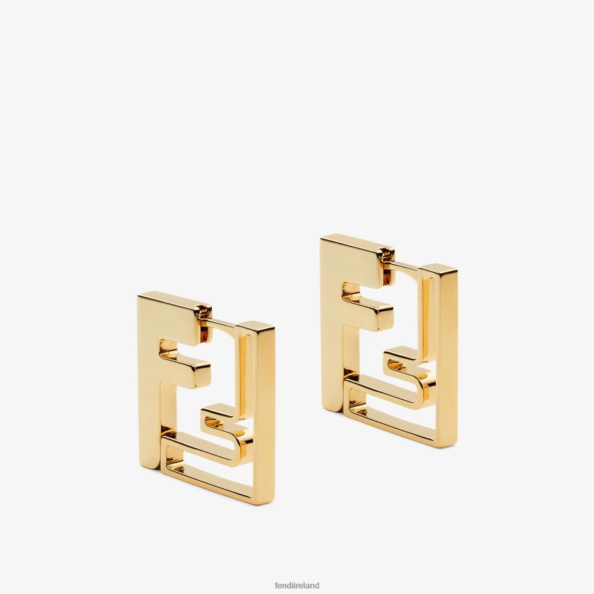 Fendi Women Metal Earrings R06TFR1612 Jewelry Gold