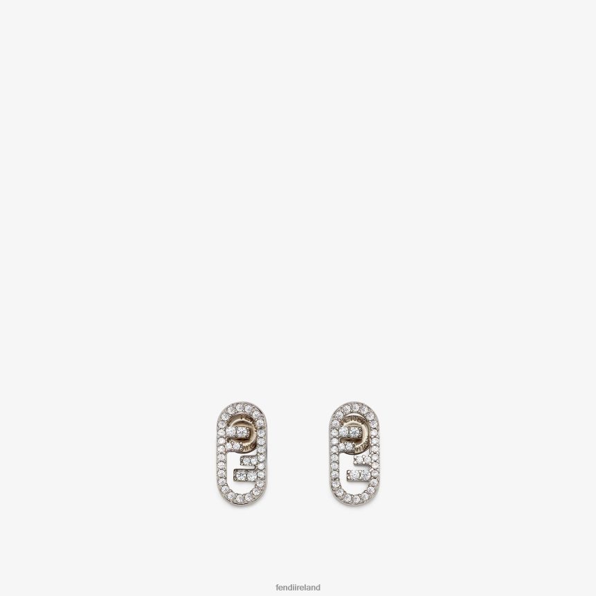 Fendi Women O'Lock Earrings R06TFR1736 Jewelry Gold