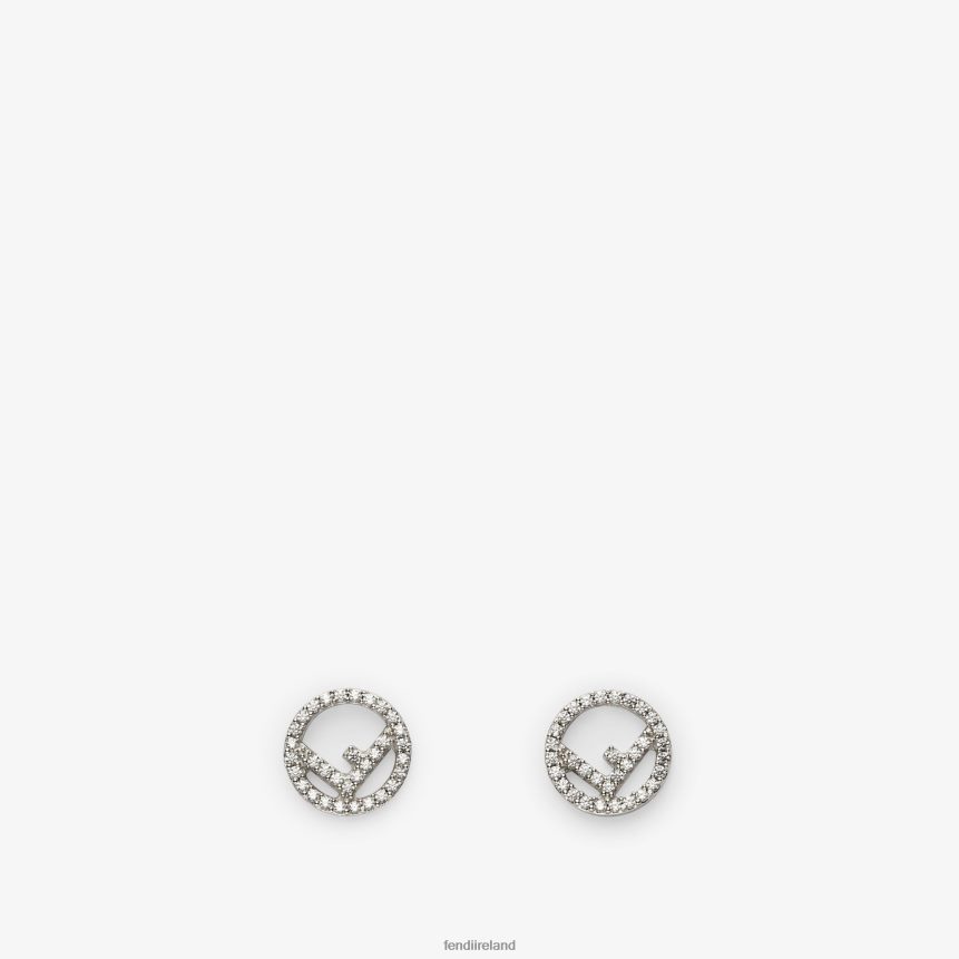 Fendi Women Palladiumearrings R06TFR1628 Jewelry Silver