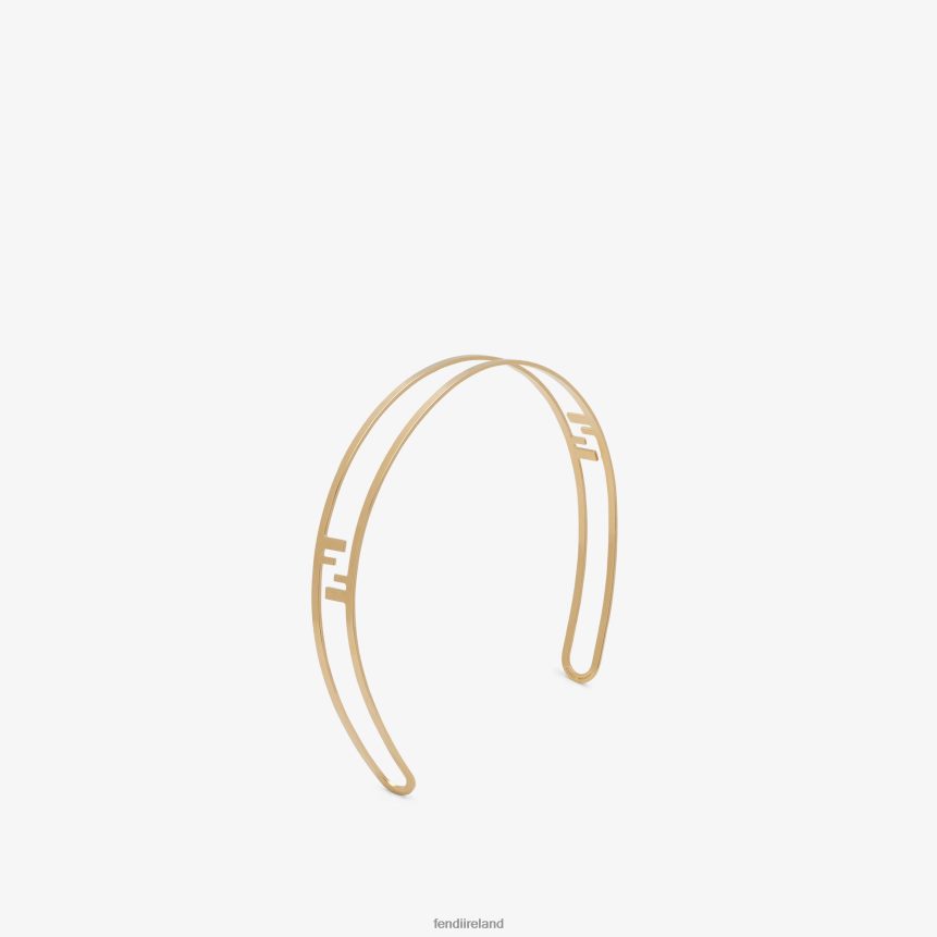 Fendi Women Hair Band R06TFR359 Jewelry Gold