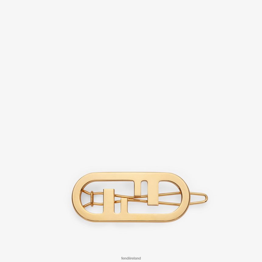 Fendi Women Hair Clip R06TFR373 Jewelry Gold