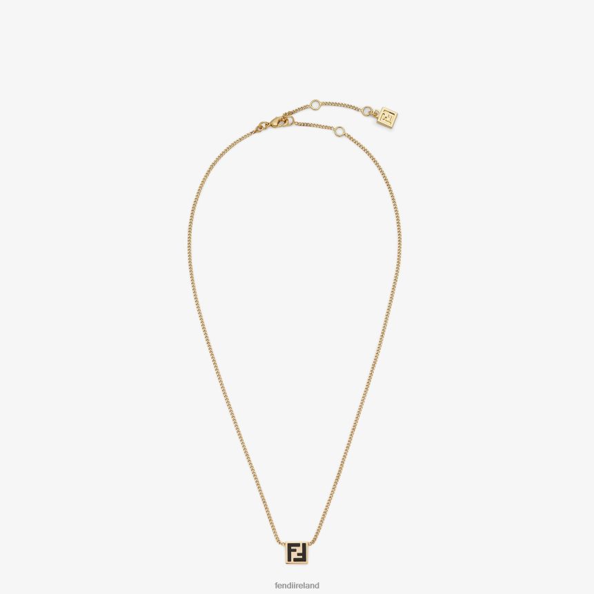 Fendi Women Forever Necklace R06TFR1653 Jewelry Gold