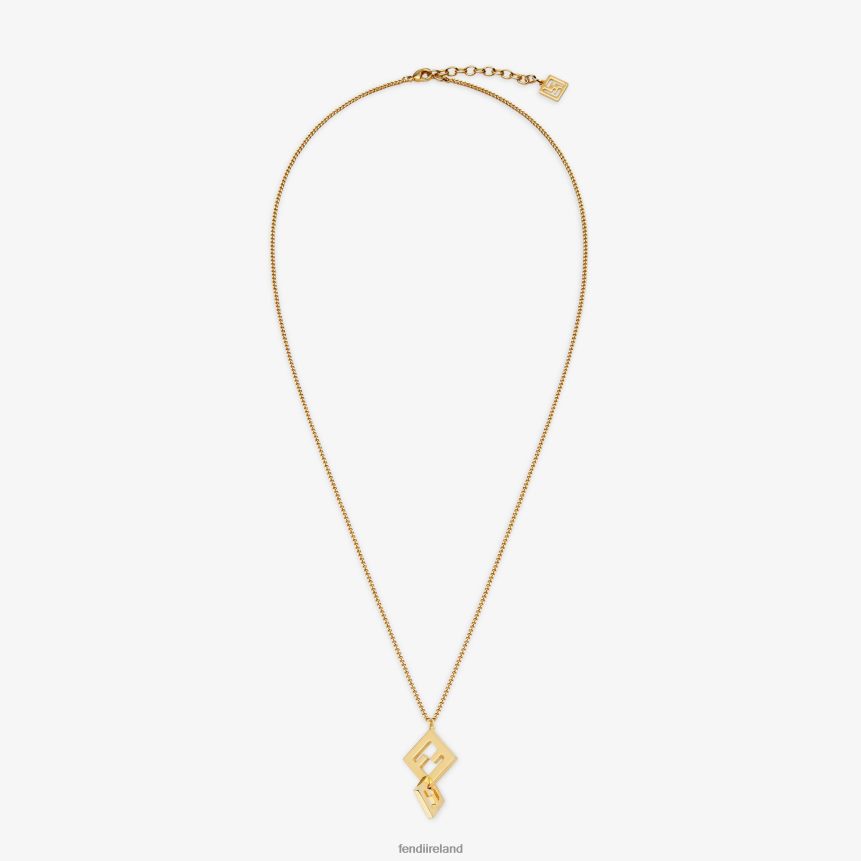 Fendi Women Metal Necklace R06TFR1609 Jewelry Gold