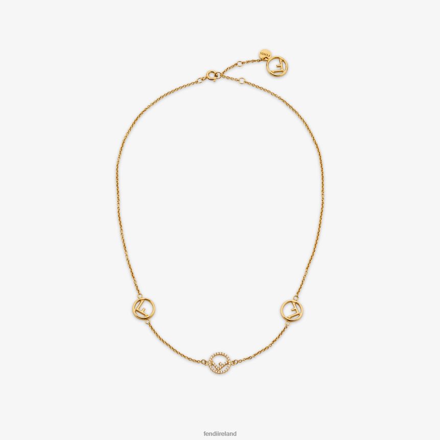 Fendi Women Necklace R06TFR1619 Jewelry Gold