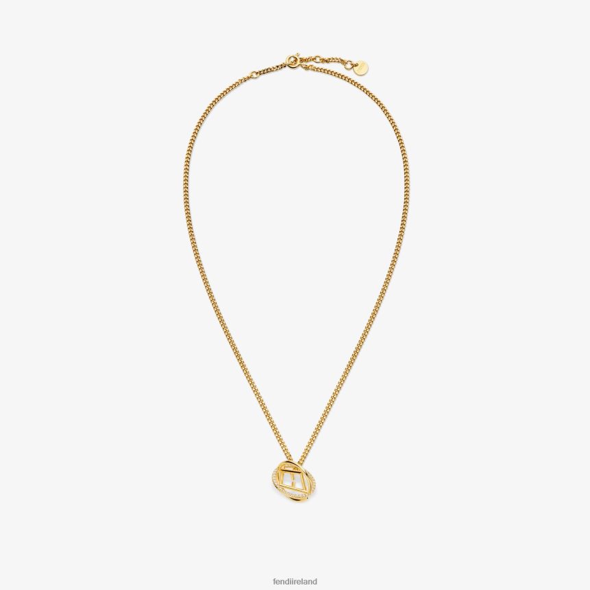Fendi Women Necklace R06TFR1671 Jewelry Gold