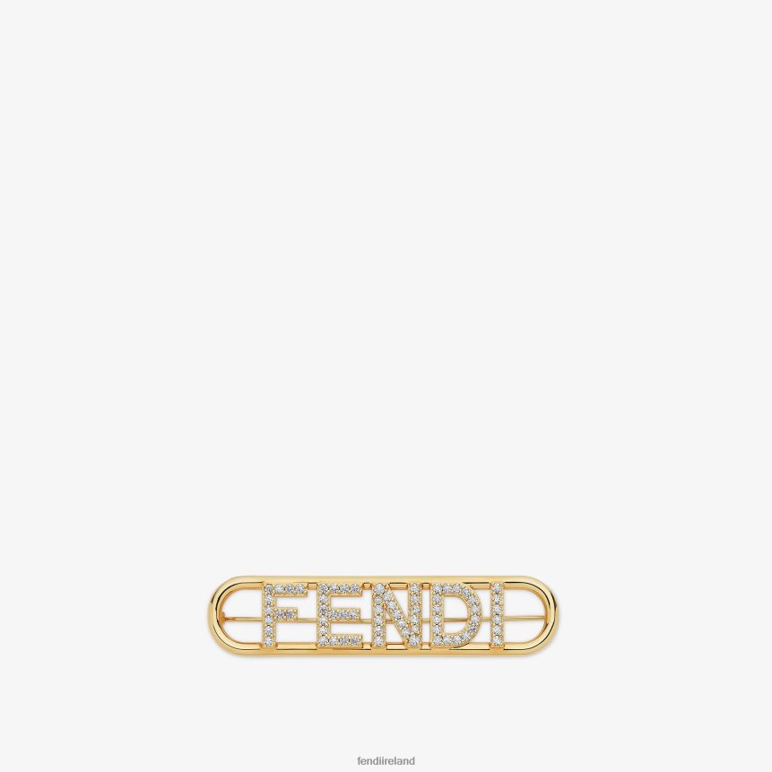Fendi Women Colobrooch R06TFR1729 Jewelry Gold