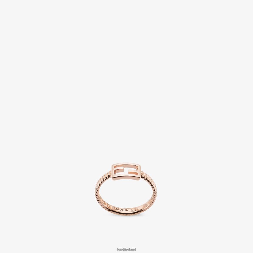 Fendi Women Baguette Ring Ring R06TFR1744 Jewelry Pink
