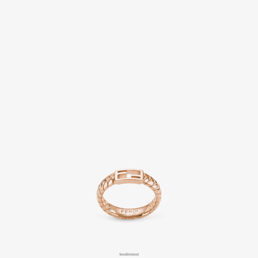 Fendi Women Baguette Ring Ring R06TFR1747 Jewelry Pink