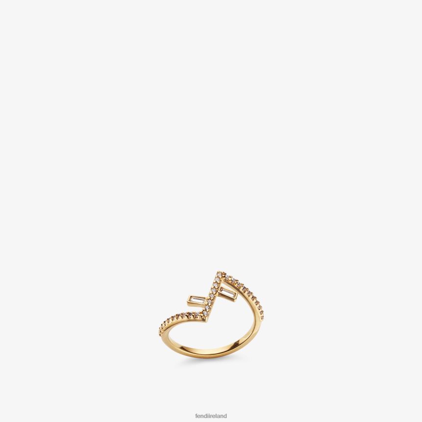 Fendi Women First Ring R06TFR1720 Jewelry Gold