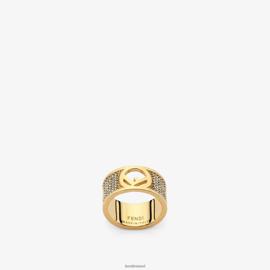 Fendi Women Ring Ring R06TFR1750 Jewelry Gold
