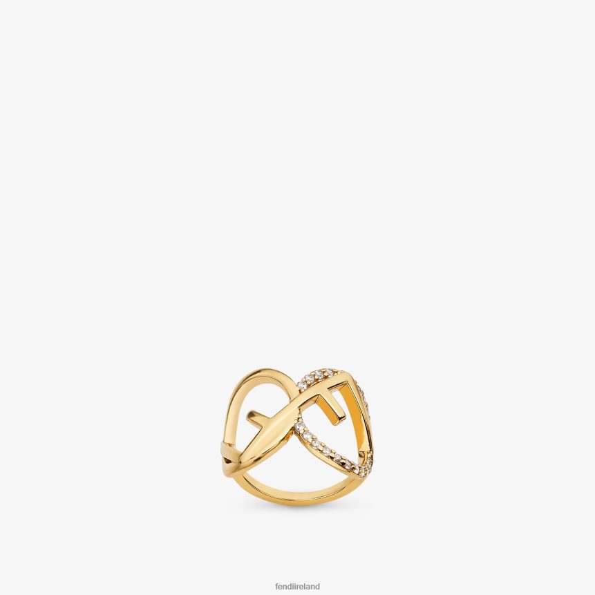 Fendi Women Ring Ring R06TFR1771 Jewelry Gold