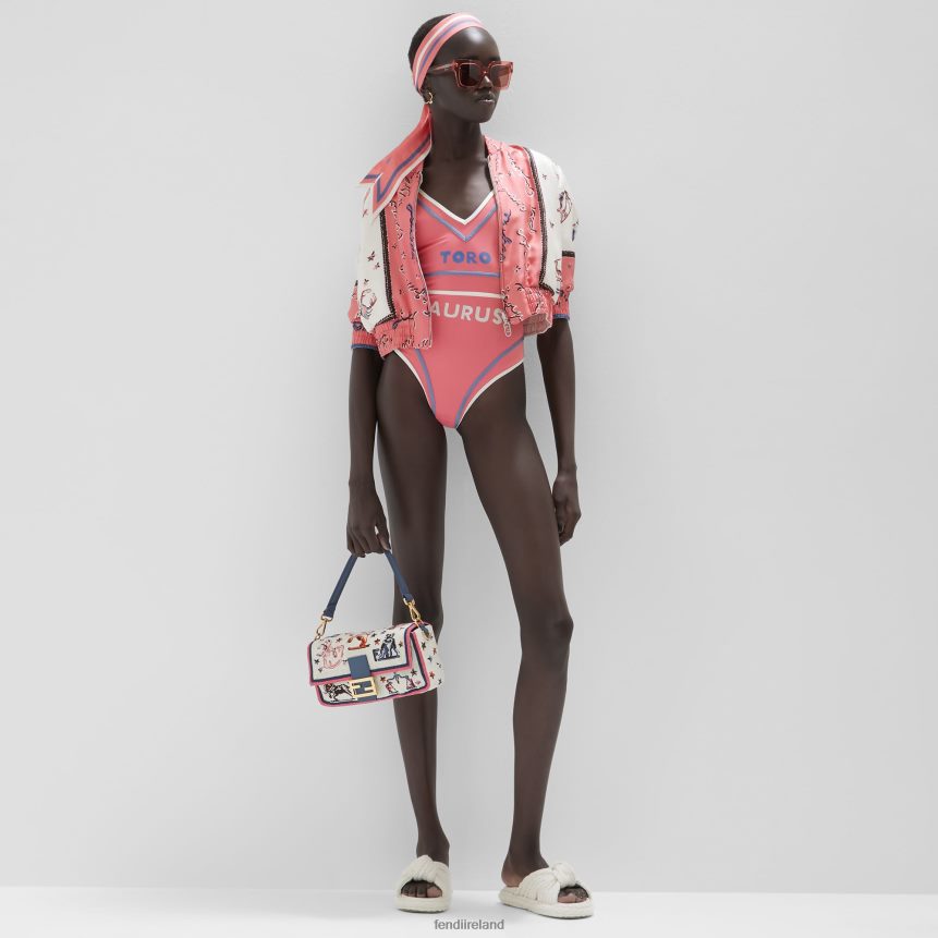 Fendi Women Bag With Astrology Embroidery R06TFR632 Accessories Multicolor