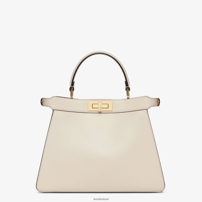 Fendi Women Camellia Leather Bag With Floral Embroidery R06TFR605 Accessories Pink