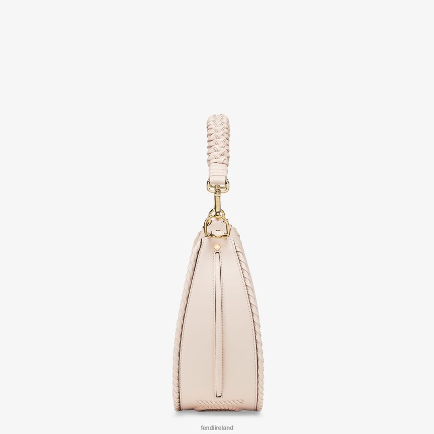 Fendi Women Camellia Leather Bag With Matching Threading R06TFR554 Accessories Pink