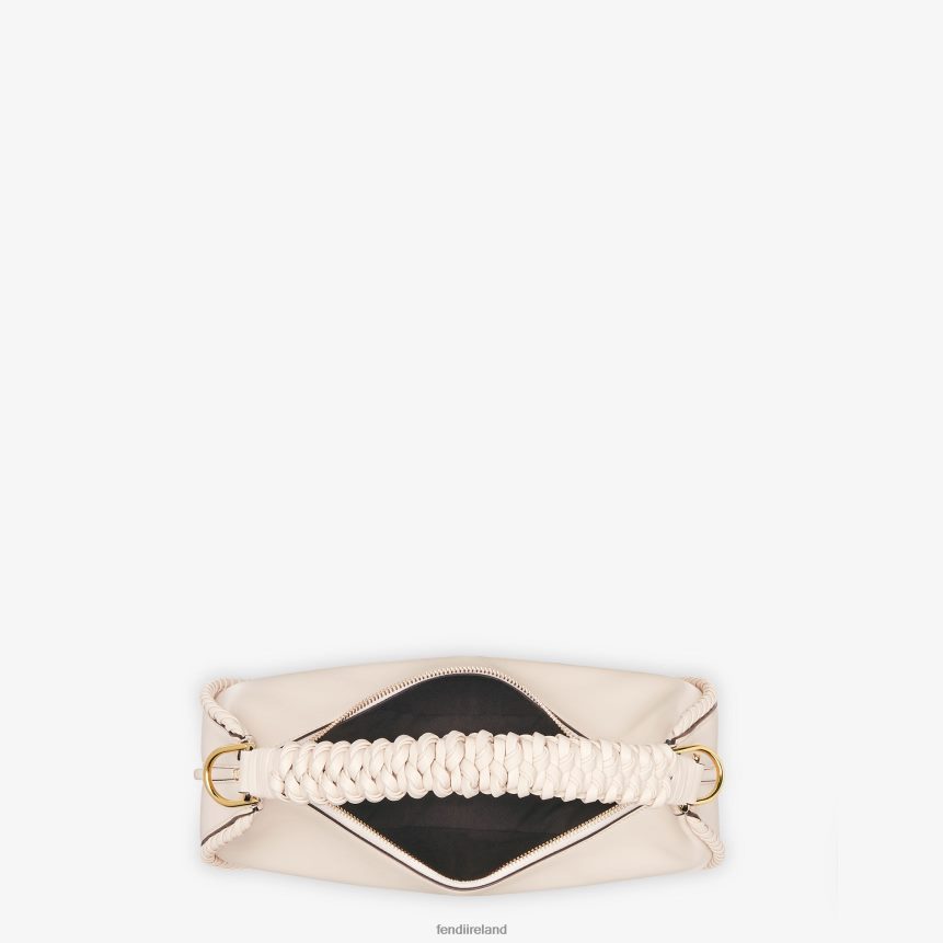 Fendi Women Camellia Leather Bag With Matching Threading R06TFR554 Accessories Pink