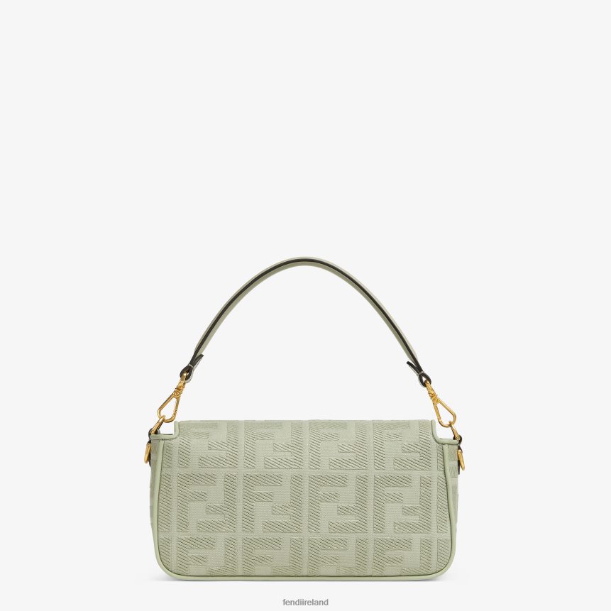 Fendi Women Canvas Bag With FF Embroidery R06TFR706 Accessories Green