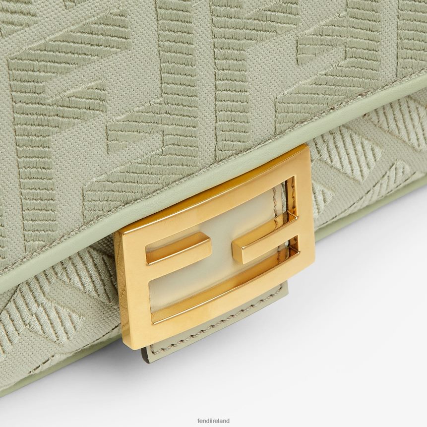 Fendi Women Canvas Bag With FF Embroidery R06TFR706 Accessories Green