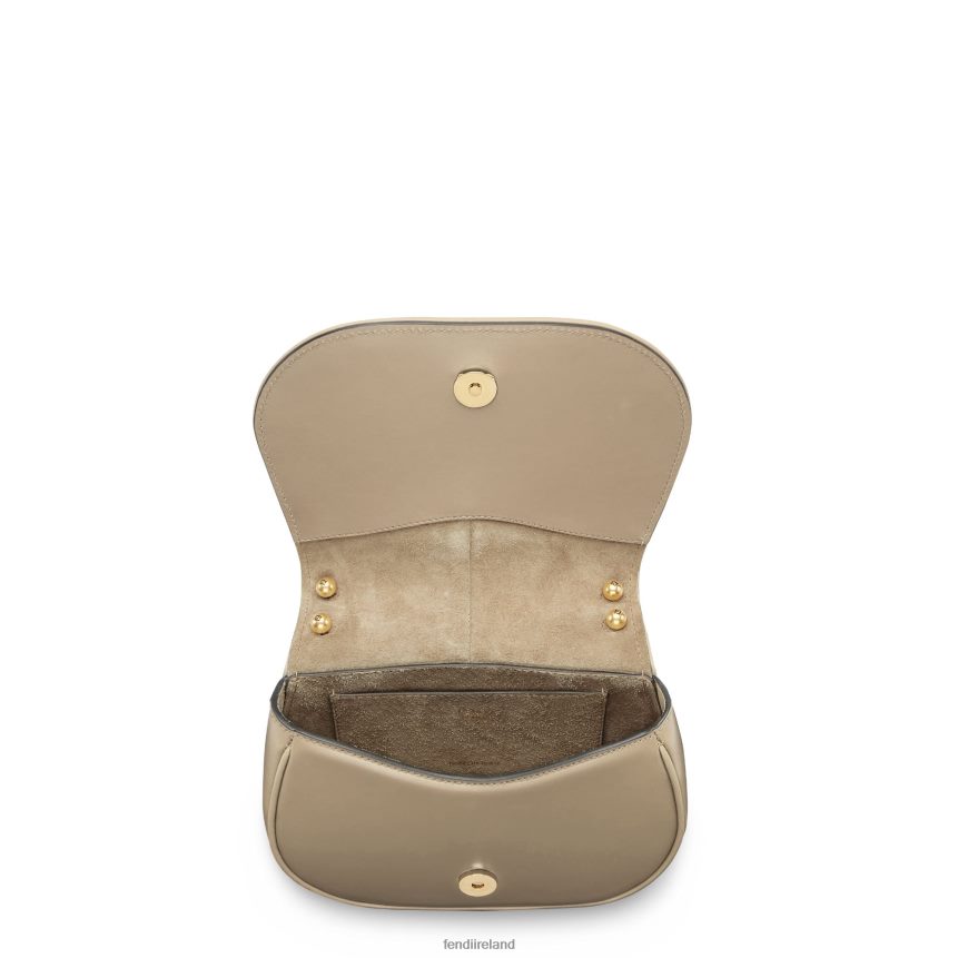 Fendi Women Dove Smooth Leather And Full-Grain Leather Bag R06TFR558 Accessories Gray