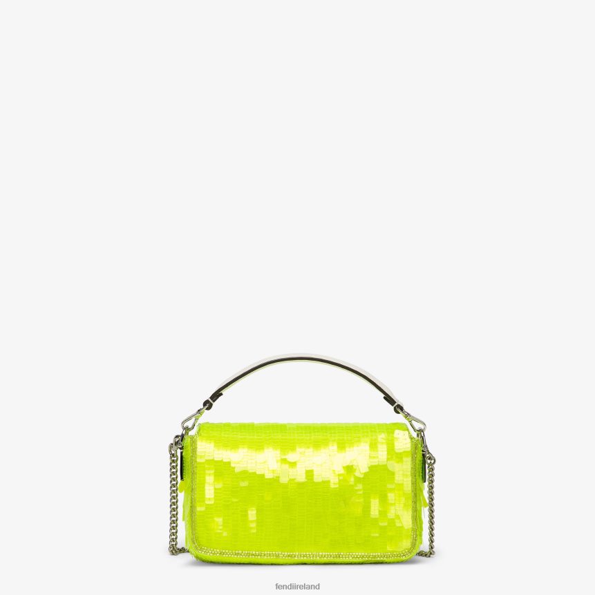 Fendi Women Elaphe And Neon Sequin Bag R06TFR663 Accessories Yellow