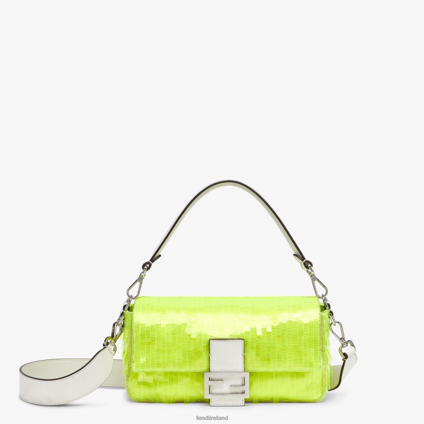 Fendi Women Elaphe And Neon Sequin Bag R06TFR666 Accessories Yellow