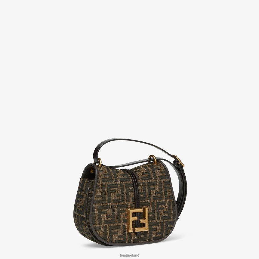 Fendi Women FF Jacquard Fabric Bag R06TFR519 Accessories Brown