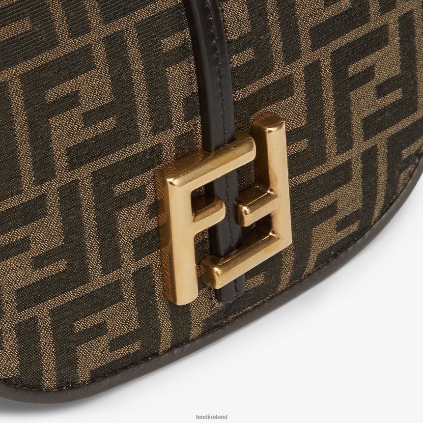 Fendi Women FF Jacquard Fabric Bag R06TFR519 Accessories Brown