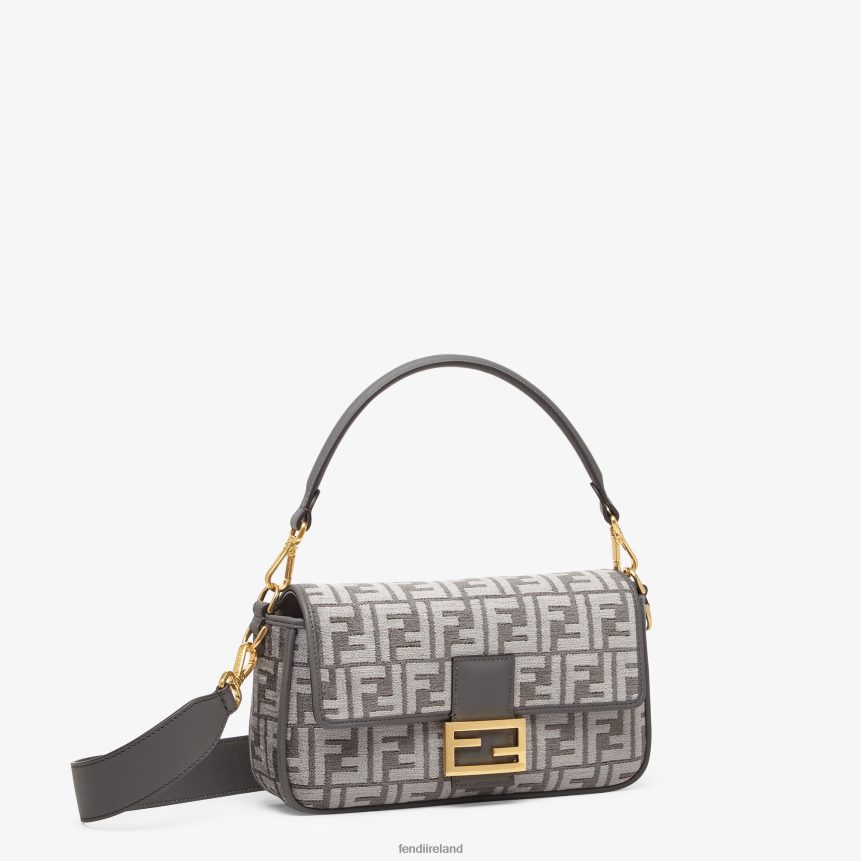Fendi Women FF Tapestry Fabric Bag R06TFR836 Accessories Gray