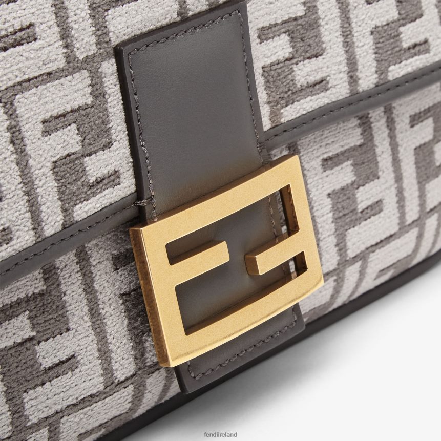 Fendi Women FF Tapestry Fabric Bag R06TFR836 Accessories Gray