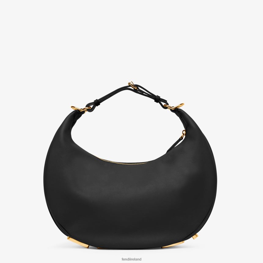 Fendi Women Graphy Medium Leather Bag R06TFR525 Accessories Black