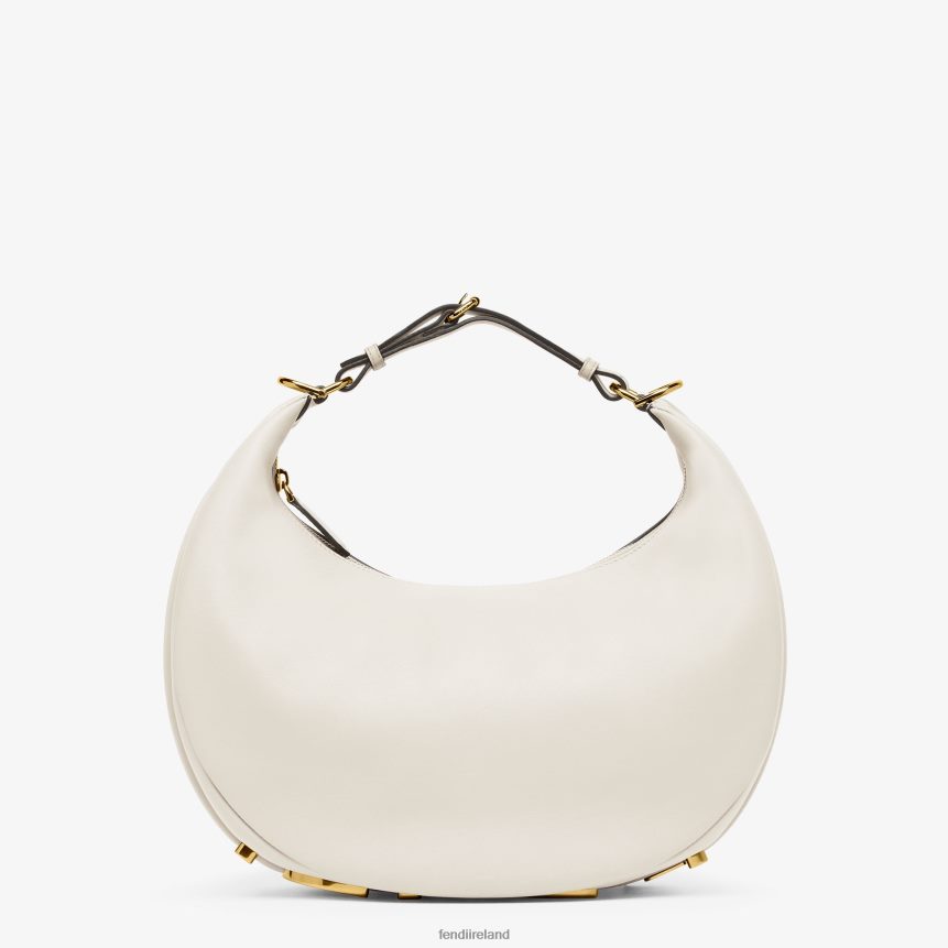 Fendi Women Graphy Medium Leather Bag R06TFR571 Accessories White