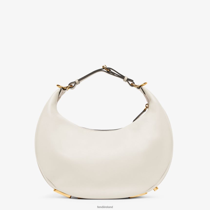 Fendi Women Graphy Medium Leather Bag R06TFR571 Accessories White