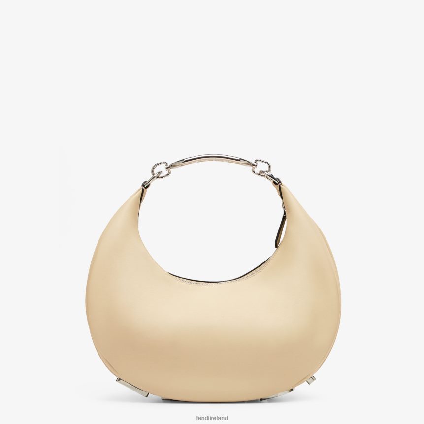 Fendi Women Graphy Medium Leather Bag R06TFR716 Accessories Beige