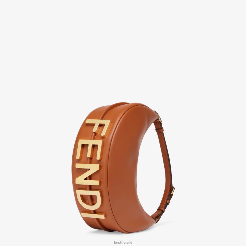 Fendi Women Graphy Small Leather Bag R06TFR530 Accessories Brown