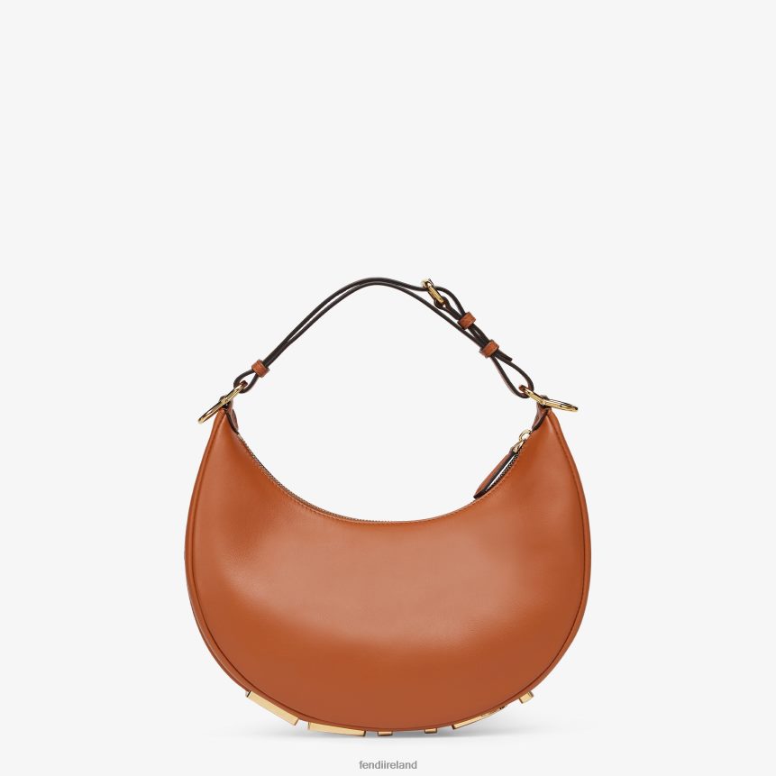 Fendi Women Graphy Small Leather Bag R06TFR530 Accessories Brown