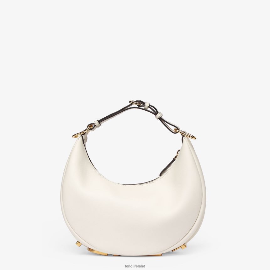 Fendi Women Graphy Small Leather Bag R06TFR570 Accessories White