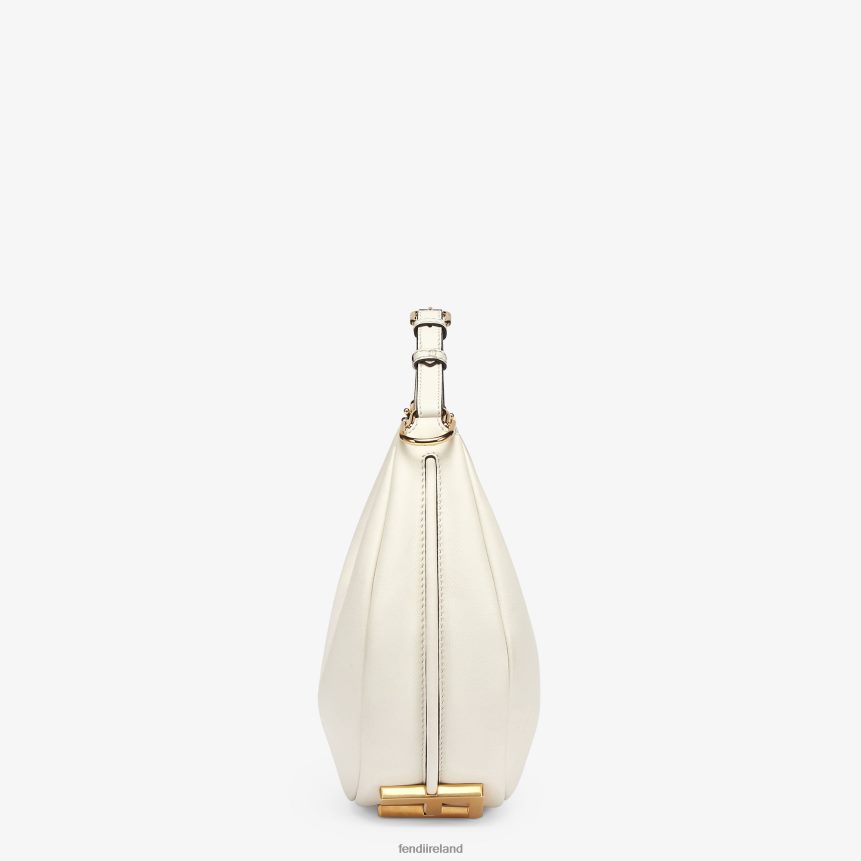 Fendi Women Graphy Small Leather Bag R06TFR570 Accessories White